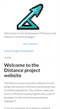 Mobile Screenshot of distancesampling.org